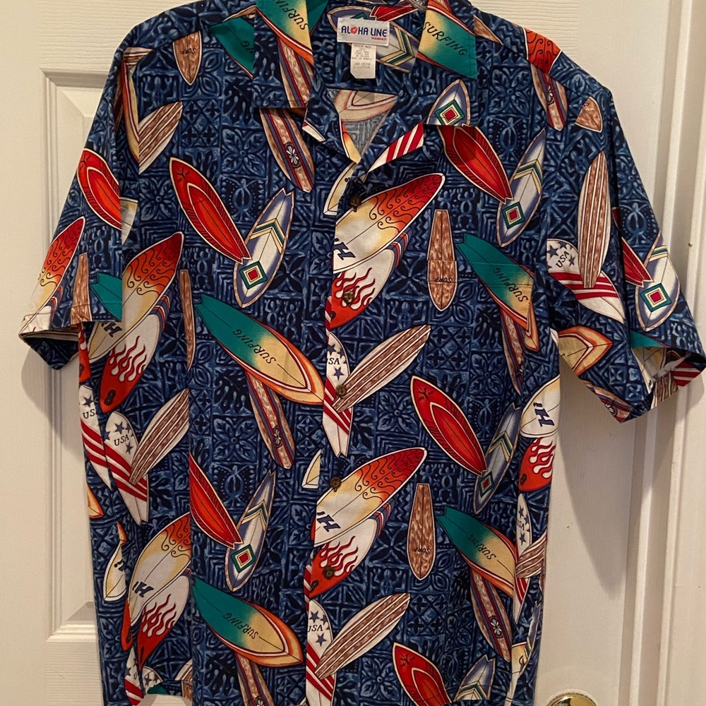 Surf Board Hawaiian Shirt